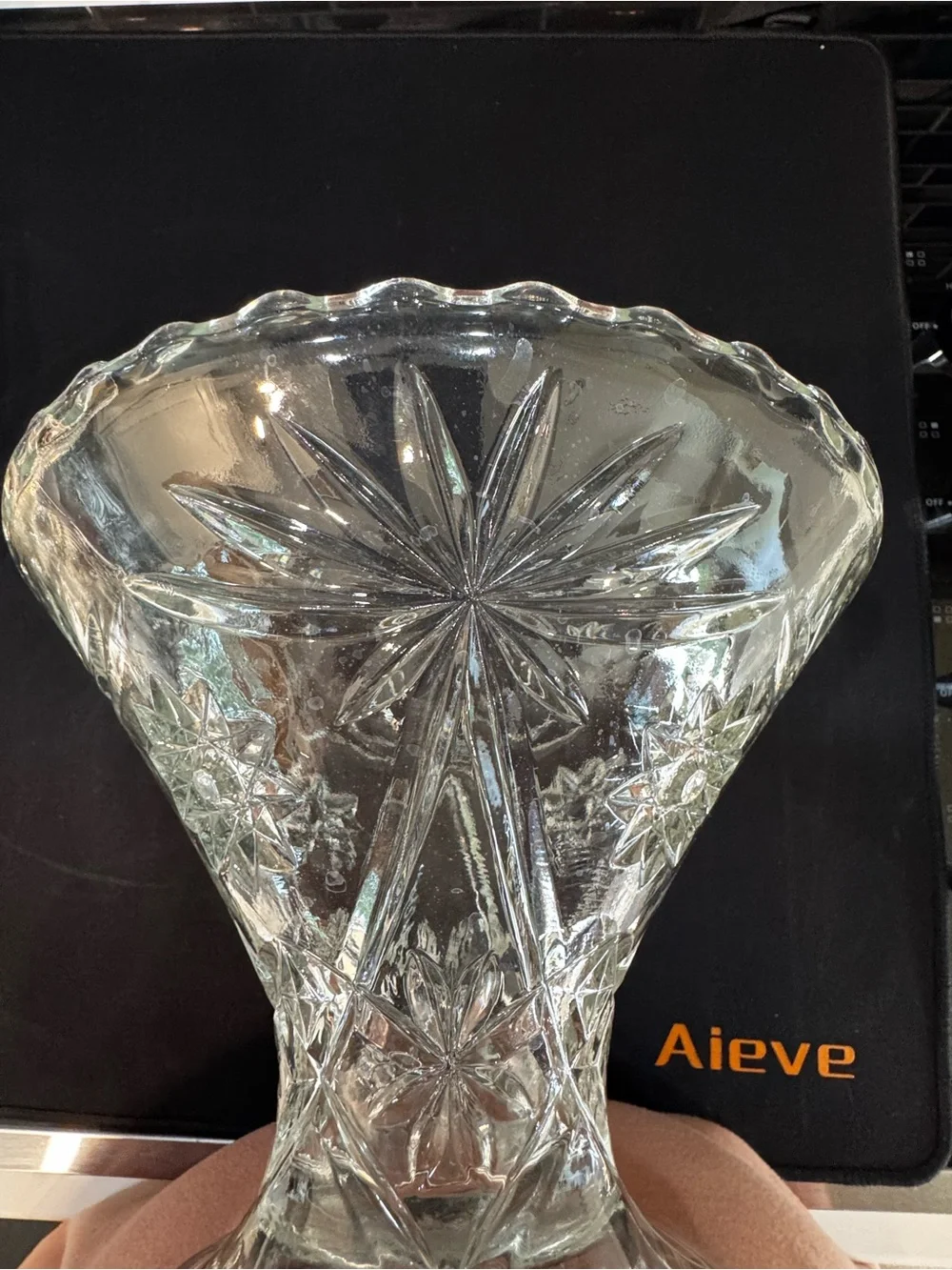 Vintage Anchor Hocking Glass Crystal Bowl